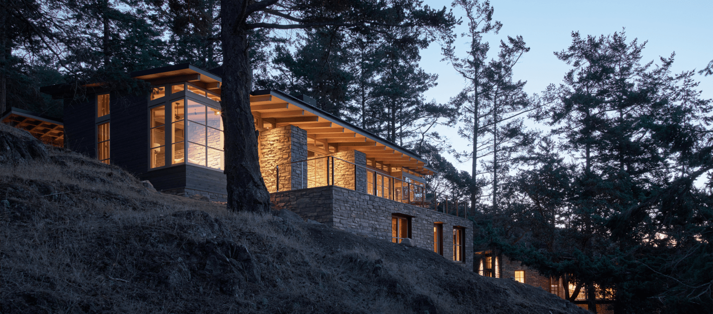 Decatur Island retreat, built by Dowbuilt