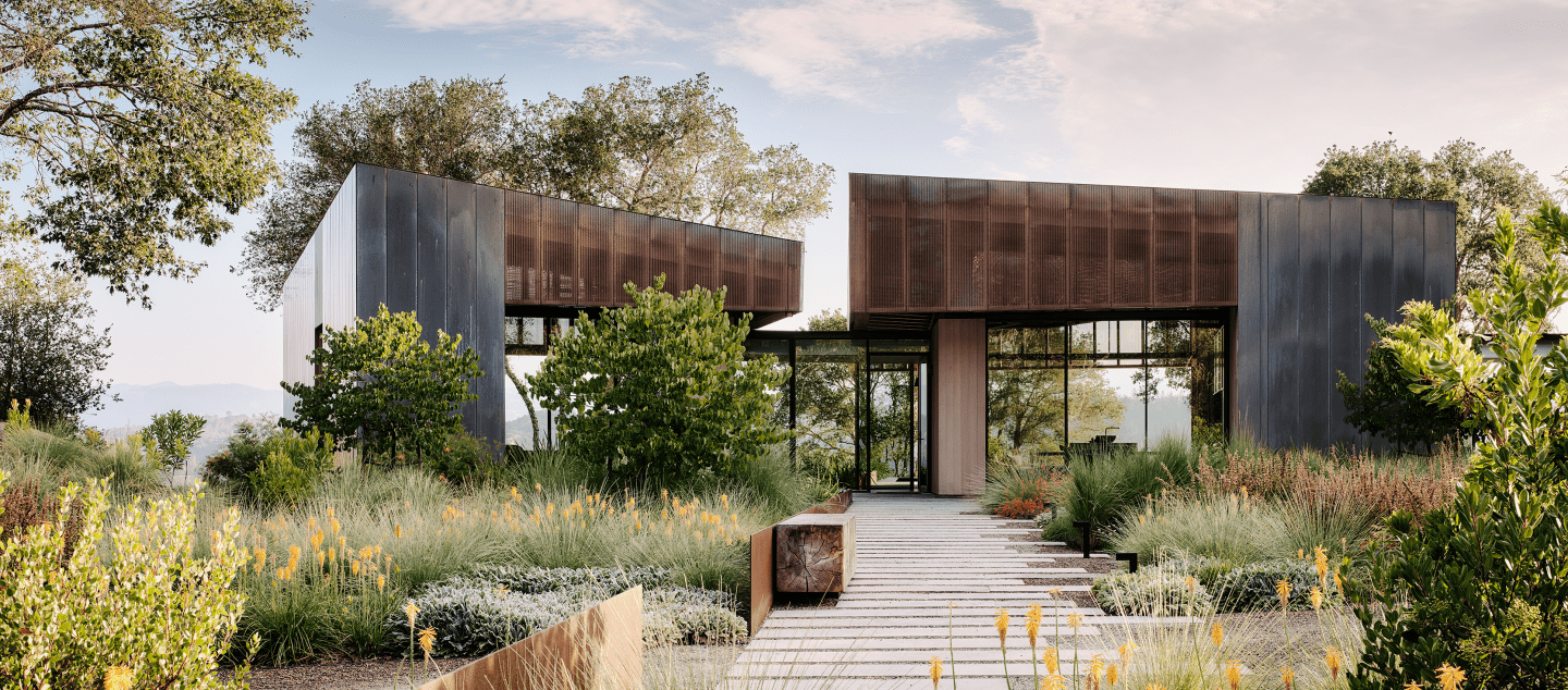 Madrone Ridge residence, built by Dowbuilt in California